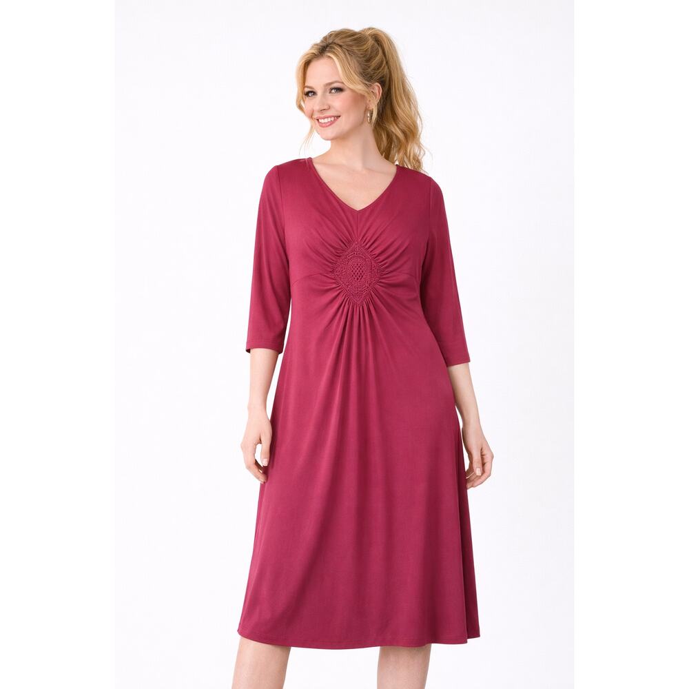 Catherine's Burgundy Dress - Size 1X
